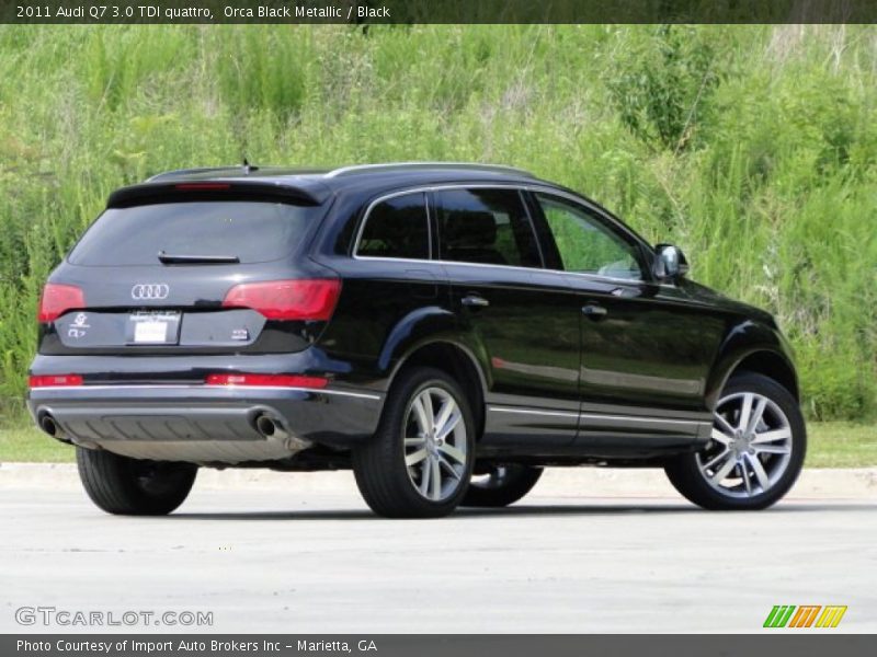 Orca Black Metallic / Black 2011 Audi Q7 3.0 TDI quattro