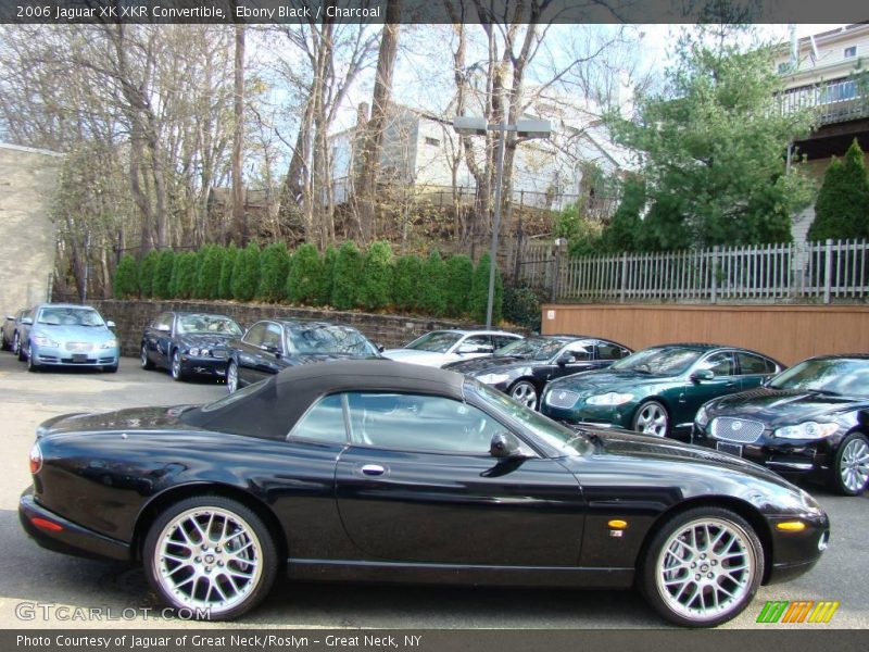 Ebony Black / Charcoal 2006 Jaguar XK XKR Convertible