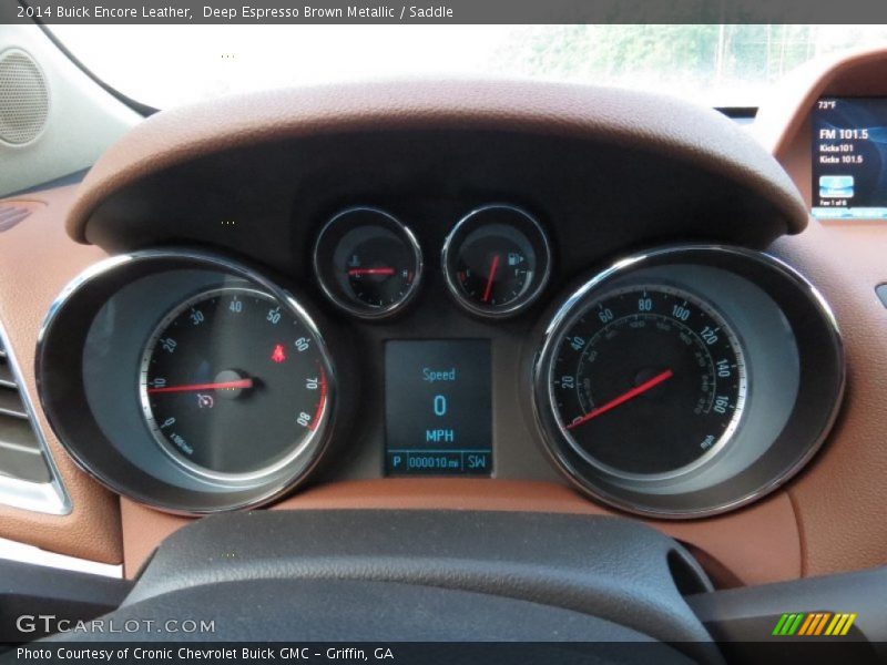  2014 Encore Leather Leather Gauges