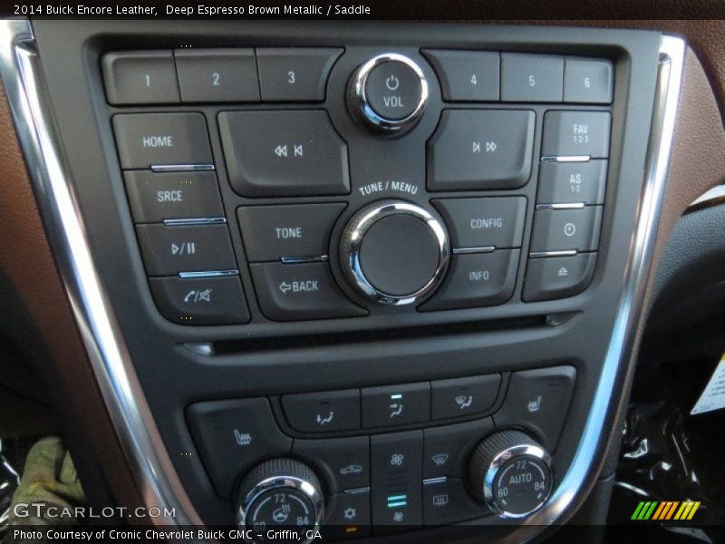 Controls of 2014 Encore Leather