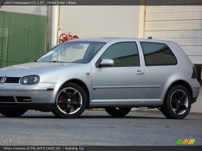 Reflex Silver / Black 2004 Volkswagen GTI 1.8T