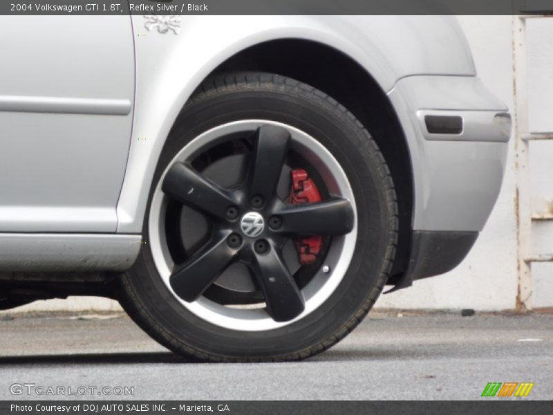 Reflex Silver / Black 2004 Volkswagen GTI 1.8T