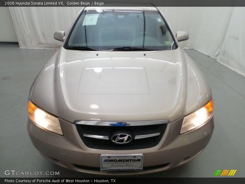 Golden Beige / Beige 2008 Hyundai Sonata Limited V6