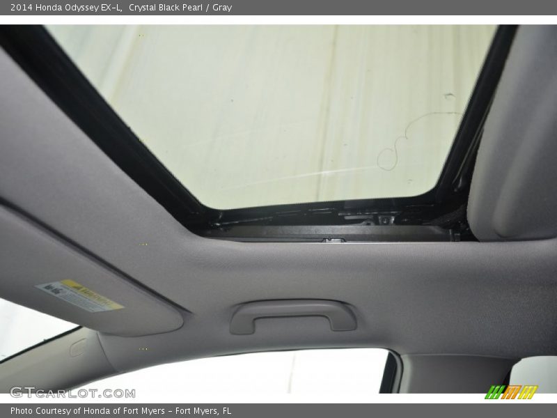 Crystal Black Pearl / Gray 2014 Honda Odyssey EX-L