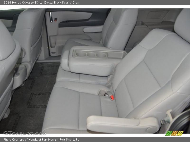 Crystal Black Pearl / Gray 2014 Honda Odyssey EX-L