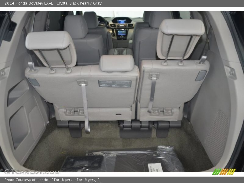 Crystal Black Pearl / Gray 2014 Honda Odyssey EX-L