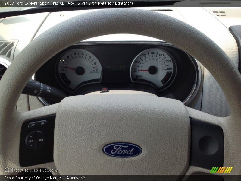 Silver Birch Metallic / Light Stone 2007 Ford Explorer Sport Trac XLT 4x4
