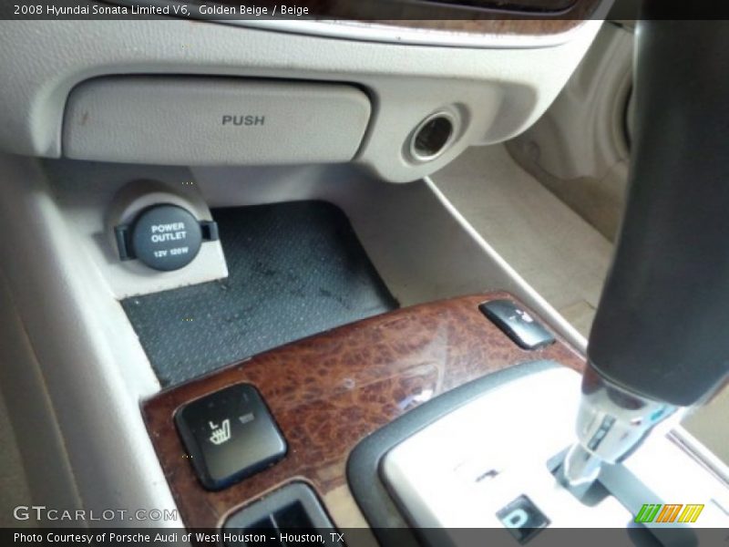 Golden Beige / Beige 2008 Hyundai Sonata Limited V6