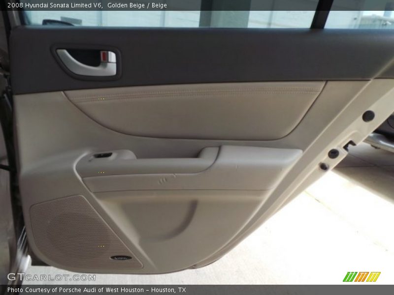 Golden Beige / Beige 2008 Hyundai Sonata Limited V6