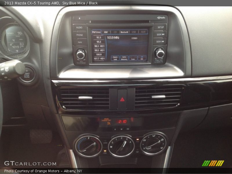 Sky Blue Mica / Black 2013 Mazda CX-5 Touring AWD