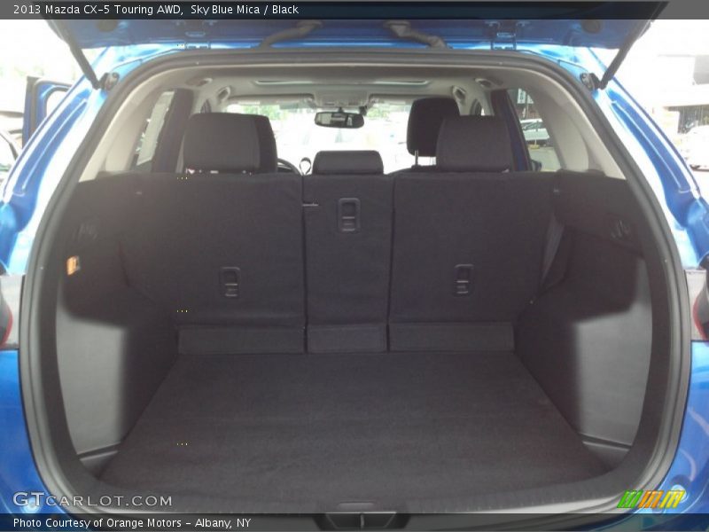 Sky Blue Mica / Black 2013 Mazda CX-5 Touring AWD