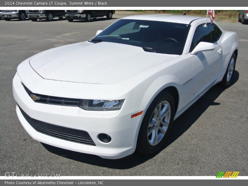 Summit White / Black 2014 Chevrolet Camaro LT Coupe