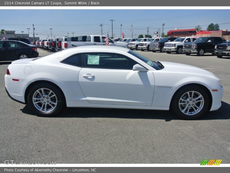 Summit White / Black 2014 Chevrolet Camaro LT Coupe