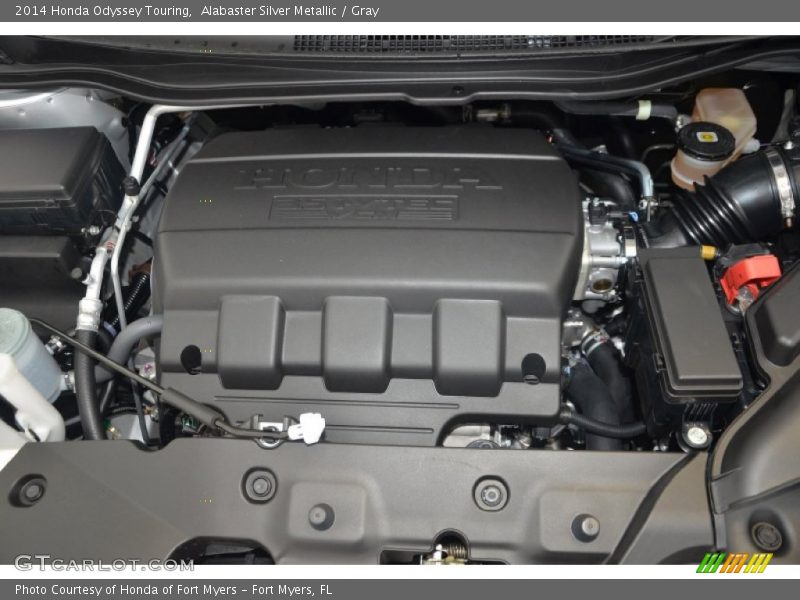Alabaster Silver Metallic / Gray 2014 Honda Odyssey Touring