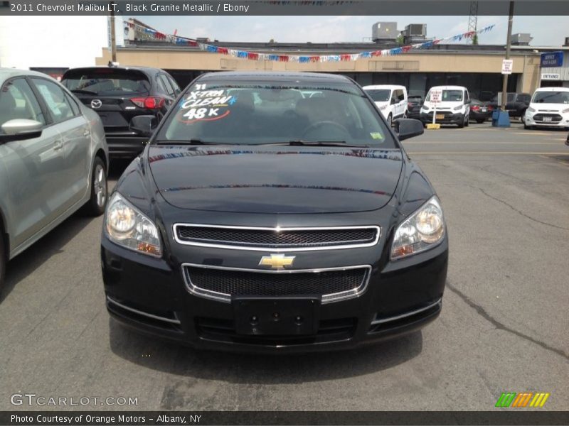 Black Granite Metallic / Ebony 2011 Chevrolet Malibu LT