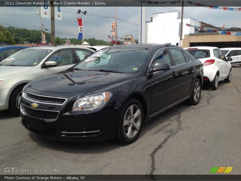 Black Granite Metallic / Ebony 2011 Chevrolet Malibu LT