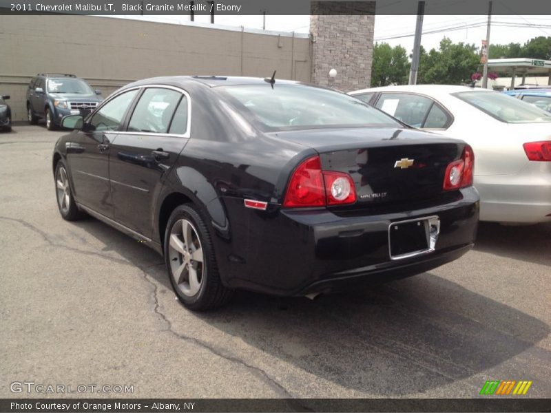 Black Granite Metallic / Ebony 2011 Chevrolet Malibu LT
