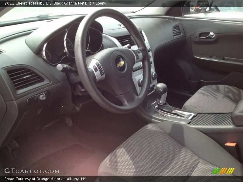 Black Granite Metallic / Ebony 2011 Chevrolet Malibu LT
