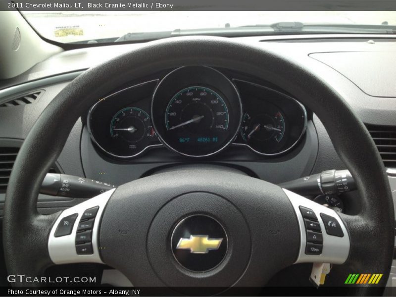 Black Granite Metallic / Ebony 2011 Chevrolet Malibu LT