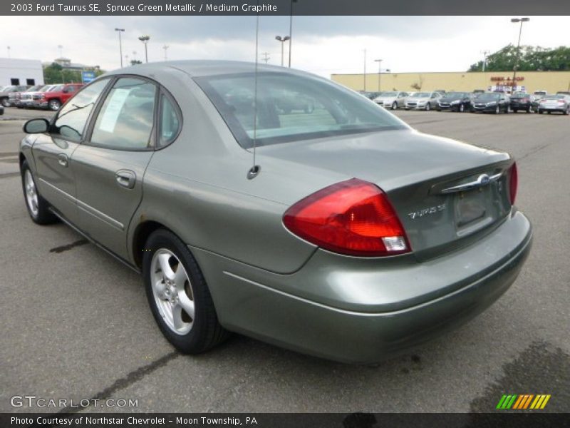 Spruce Green Metallic / Medium Graphite 2003 Ford Taurus SE