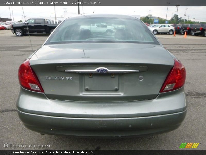 Spruce Green Metallic / Medium Graphite 2003 Ford Taurus SE