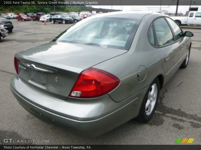 Spruce Green Metallic / Medium Graphite 2003 Ford Taurus SE