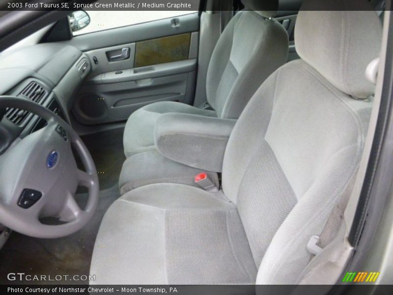 Spruce Green Metallic / Medium Graphite 2003 Ford Taurus SE