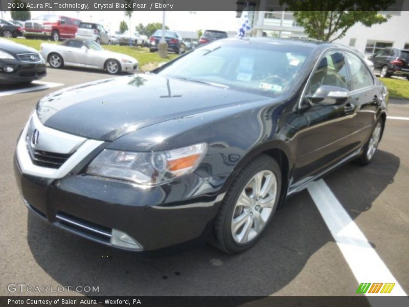 Crystal Black Pearl / Ebony 2010 Acura RL Technology