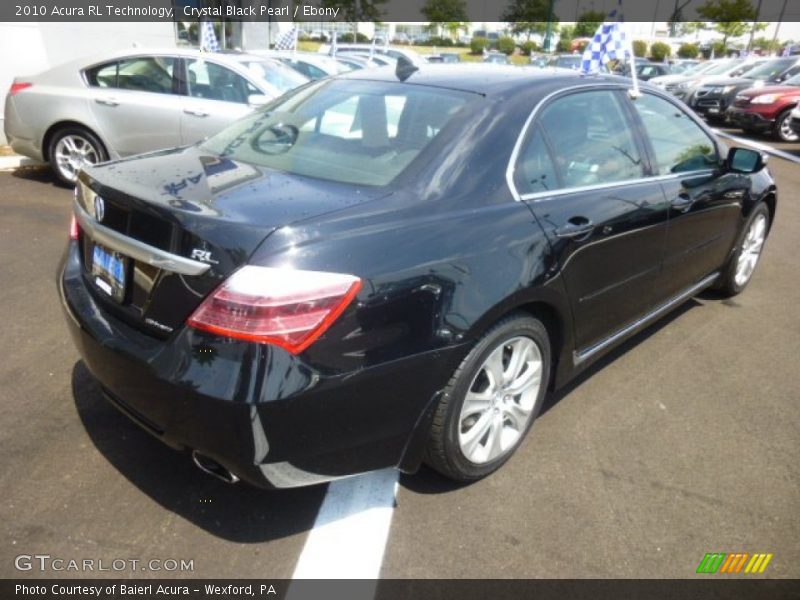 Crystal Black Pearl / Ebony 2010 Acura RL Technology