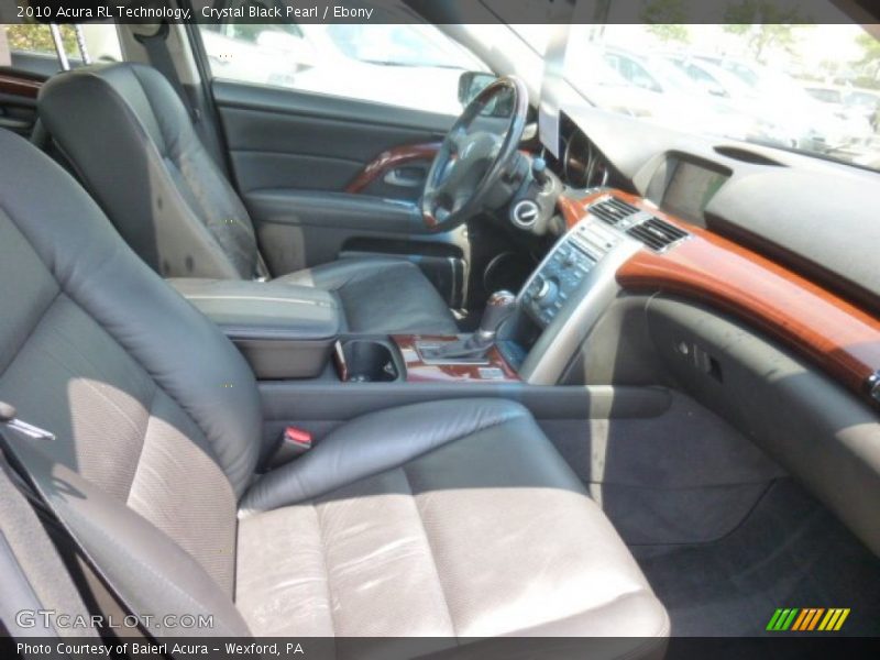 Crystal Black Pearl / Ebony 2010 Acura RL Technology