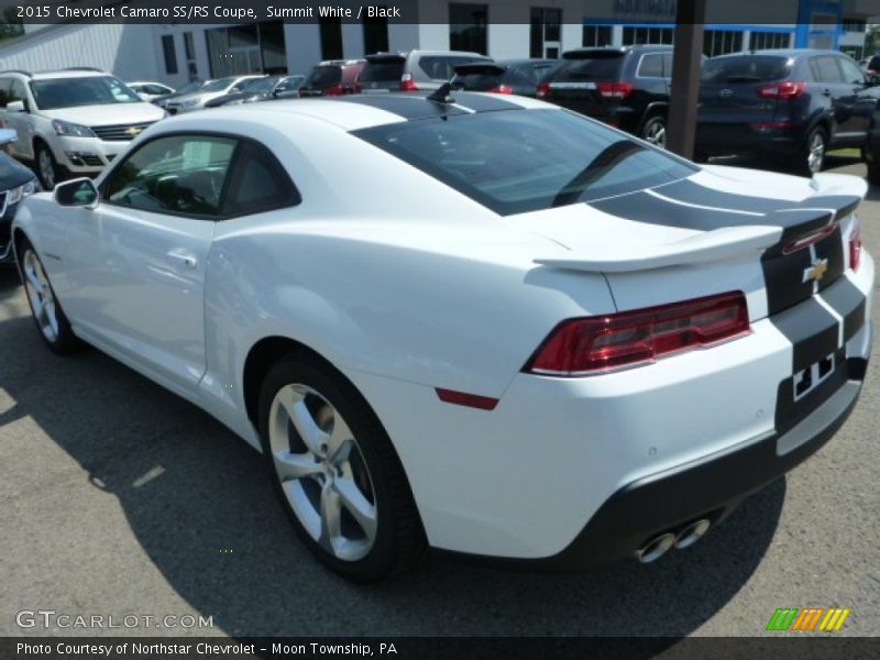 Summit White / Black 2015 Chevrolet Camaro SS/RS Coupe