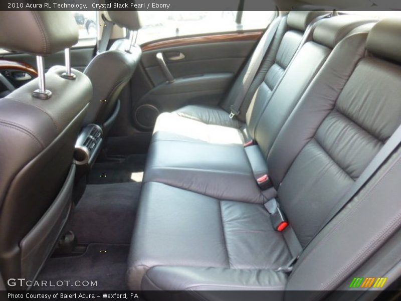 Crystal Black Pearl / Ebony 2010 Acura RL Technology