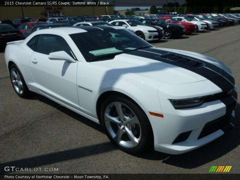 Summit White / Black 2015 Chevrolet Camaro SS/RS Coupe