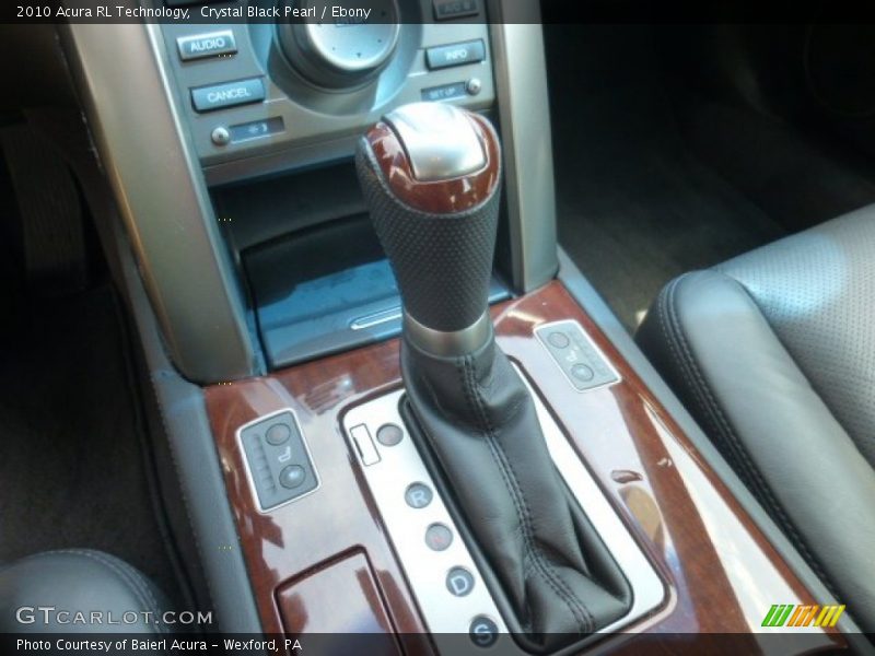 Crystal Black Pearl / Ebony 2010 Acura RL Technology