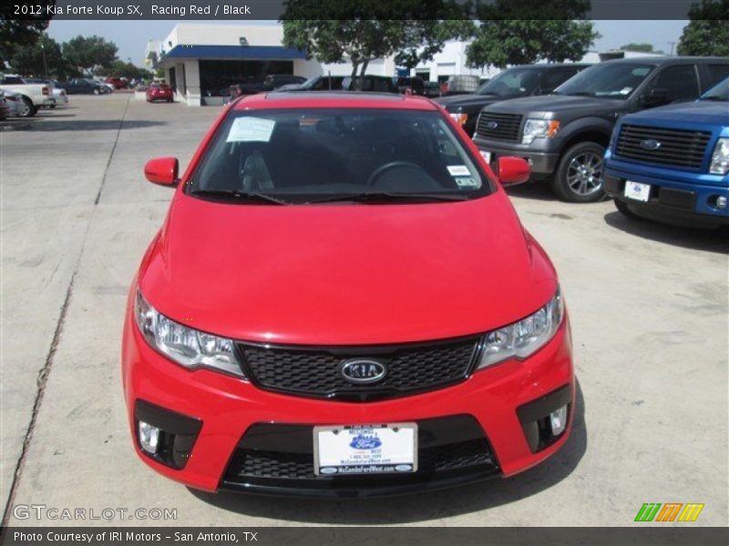 Racing Red / Black 2012 Kia Forte Koup SX