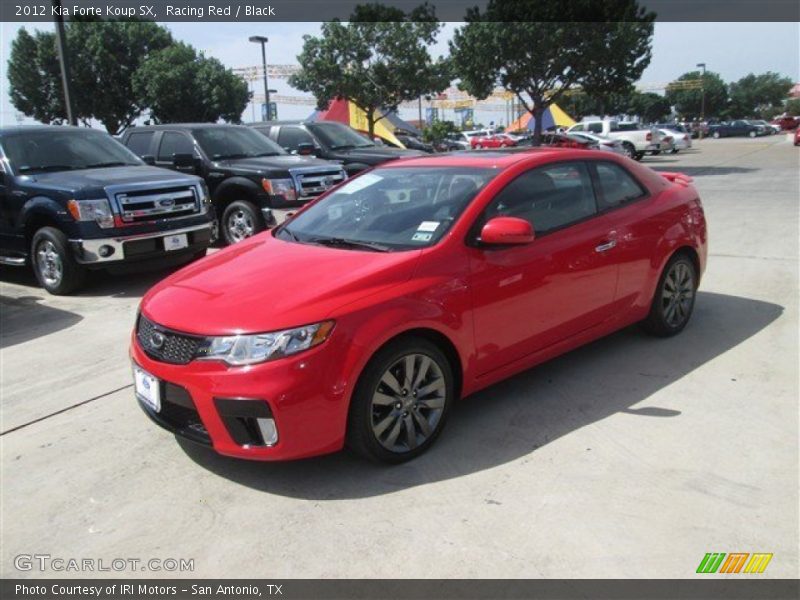 Racing Red / Black 2012 Kia Forte Koup SX