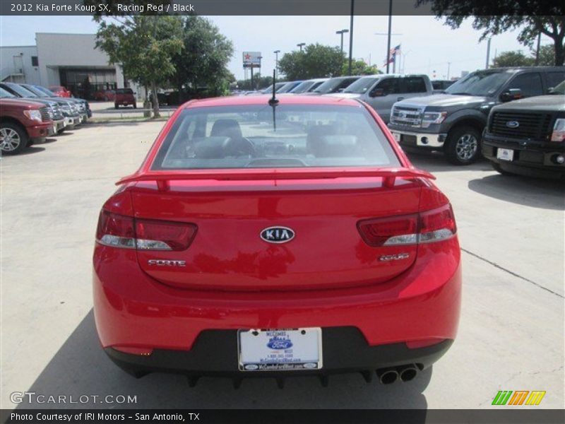Racing Red / Black 2012 Kia Forte Koup SX