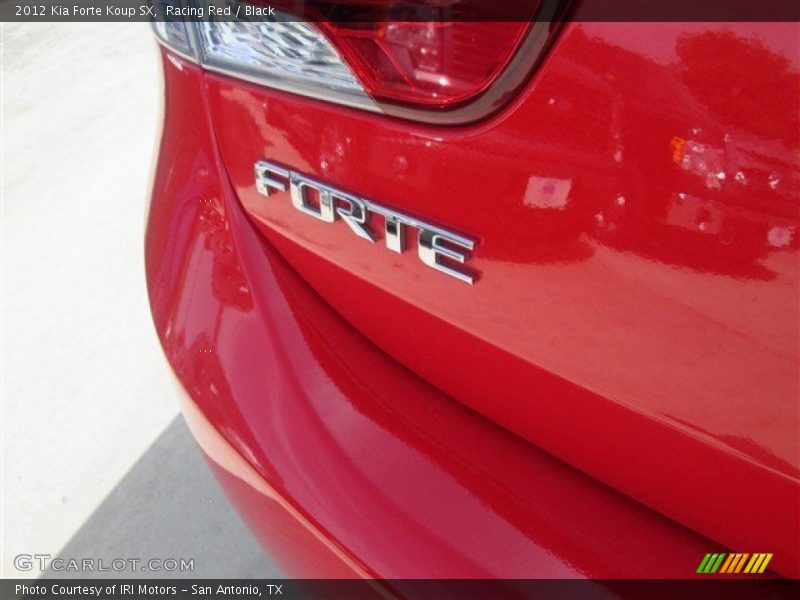 Racing Red / Black 2012 Kia Forte Koup SX