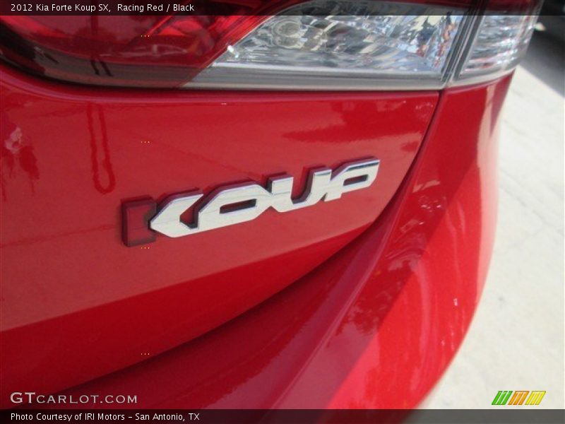 Racing Red / Black 2012 Kia Forte Koup SX