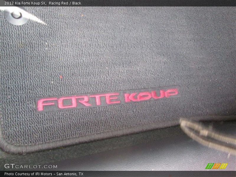 Racing Red / Black 2012 Kia Forte Koup SX