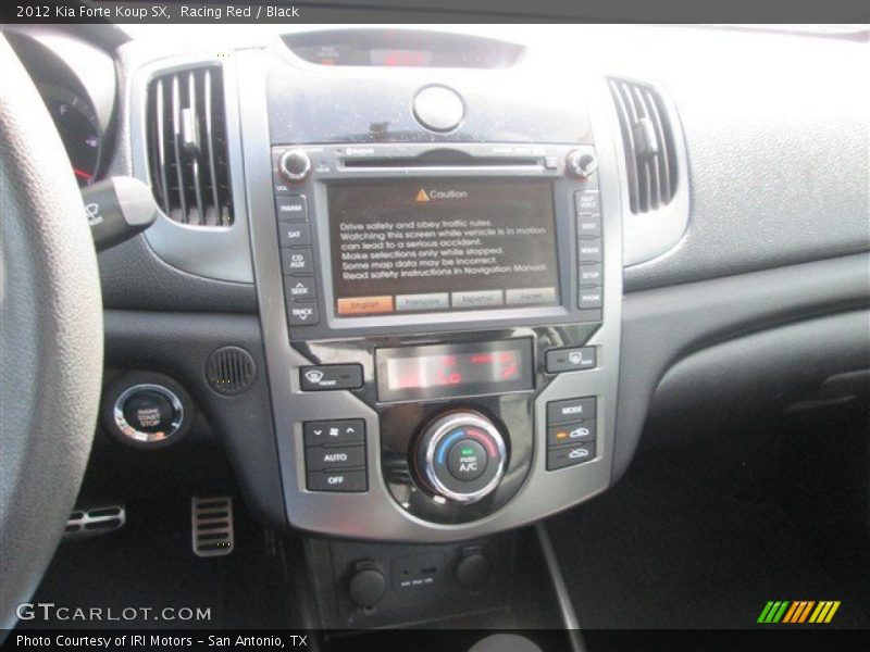 Racing Red / Black 2012 Kia Forte Koup SX