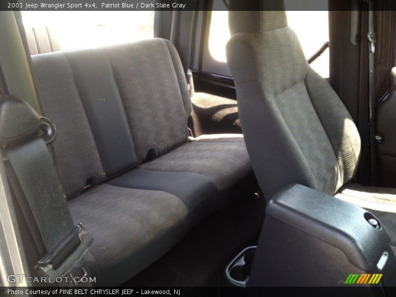 Patriot Blue / Dark Slate Gray 2003 Jeep Wrangler Sport 4x4