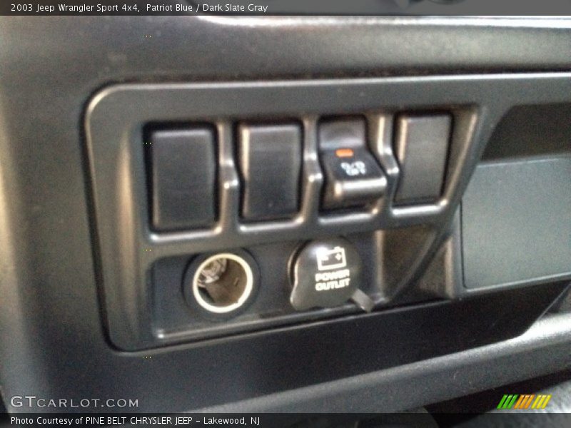 Patriot Blue / Dark Slate Gray 2003 Jeep Wrangler Sport 4x4