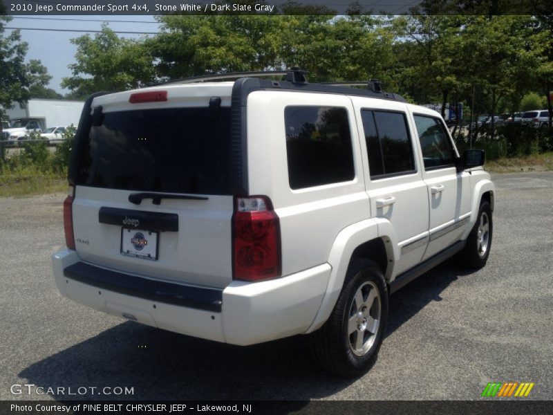 Stone White / Dark Slate Gray 2010 Jeep Commander Sport 4x4