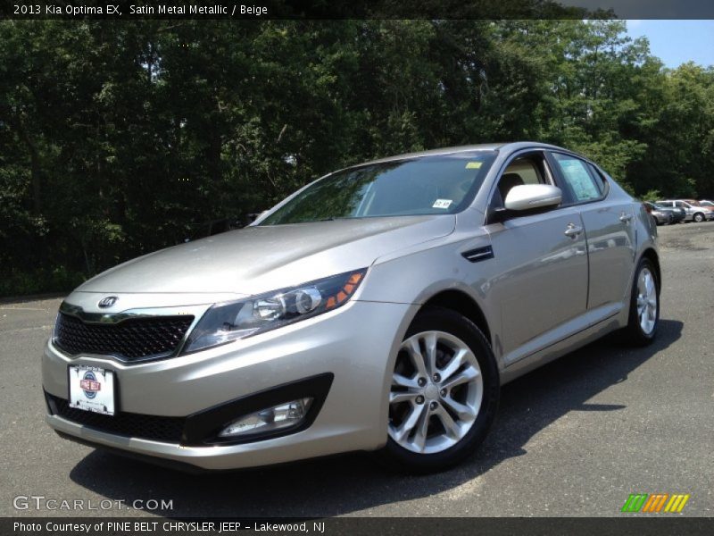 Satin Metal Metallic / Beige 2013 Kia Optima EX