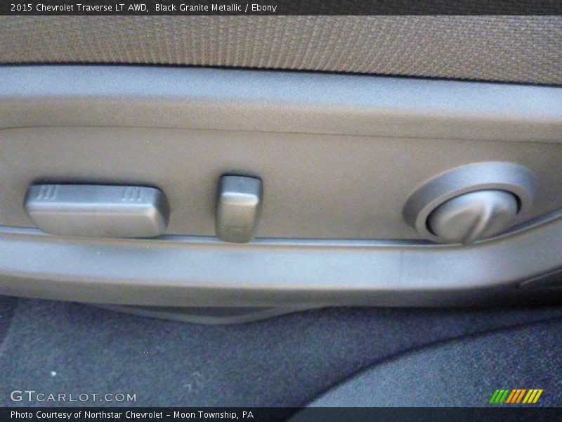 Black Granite Metallic / Ebony 2015 Chevrolet Traverse LT AWD