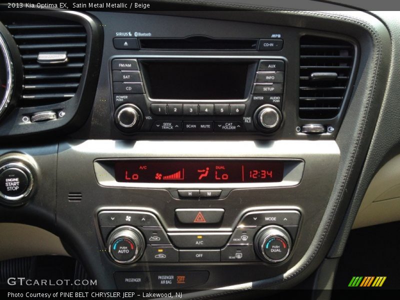 Satin Metal Metallic / Beige 2013 Kia Optima EX