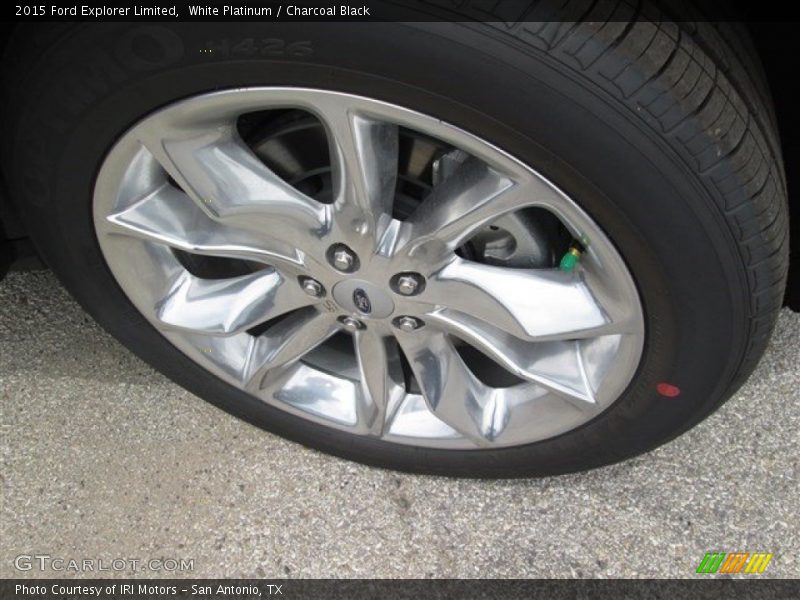 White Platinum / Charcoal Black 2015 Ford Explorer Limited