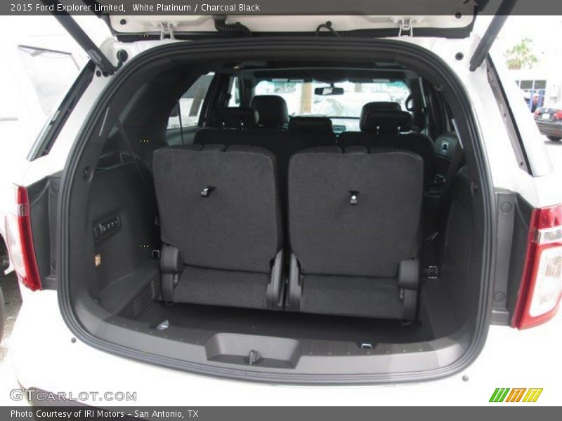 White Platinum / Charcoal Black 2015 Ford Explorer Limited