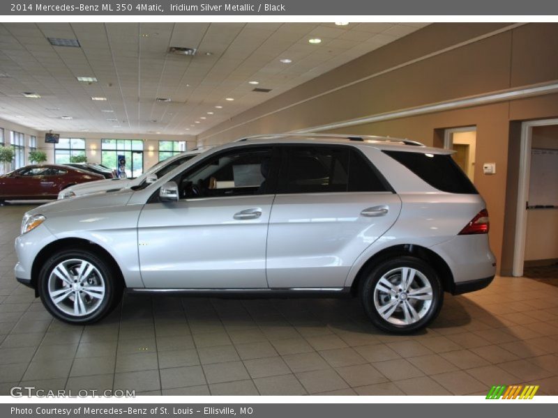 Iridium Silver Metallic / Black 2014 Mercedes-Benz ML 350 4Matic